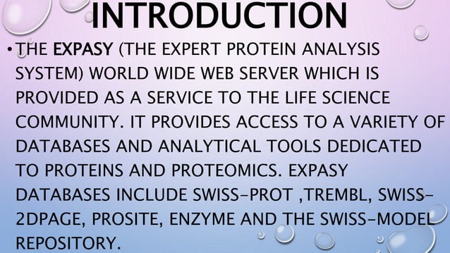 (Expasy) | PPT