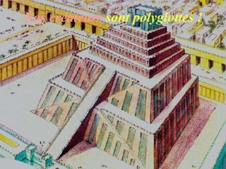 Nos créateurs  sont polyglottes ! 