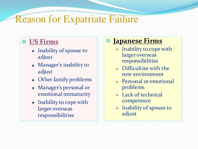 Expatriate failure rate 2019 image