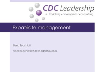 Expatriate management | PDF