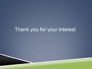 Thank you for your interest.
 