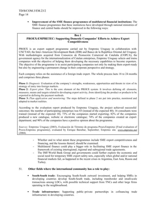 Promoting the Export Competitiveness of SMEs | PDF