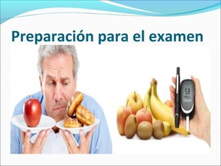 Preparación para el examen
 