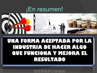 ¡En resumen!



En resumen el ITIL Es un conjunto de mejores
prácticas para administrar los servicios
informáticos mientras se consiguen los objetivos
del negocio viables.
 