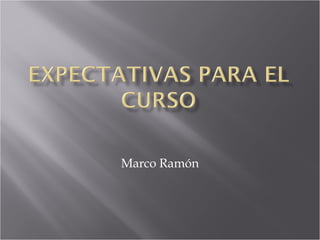 Marco Ramón 
