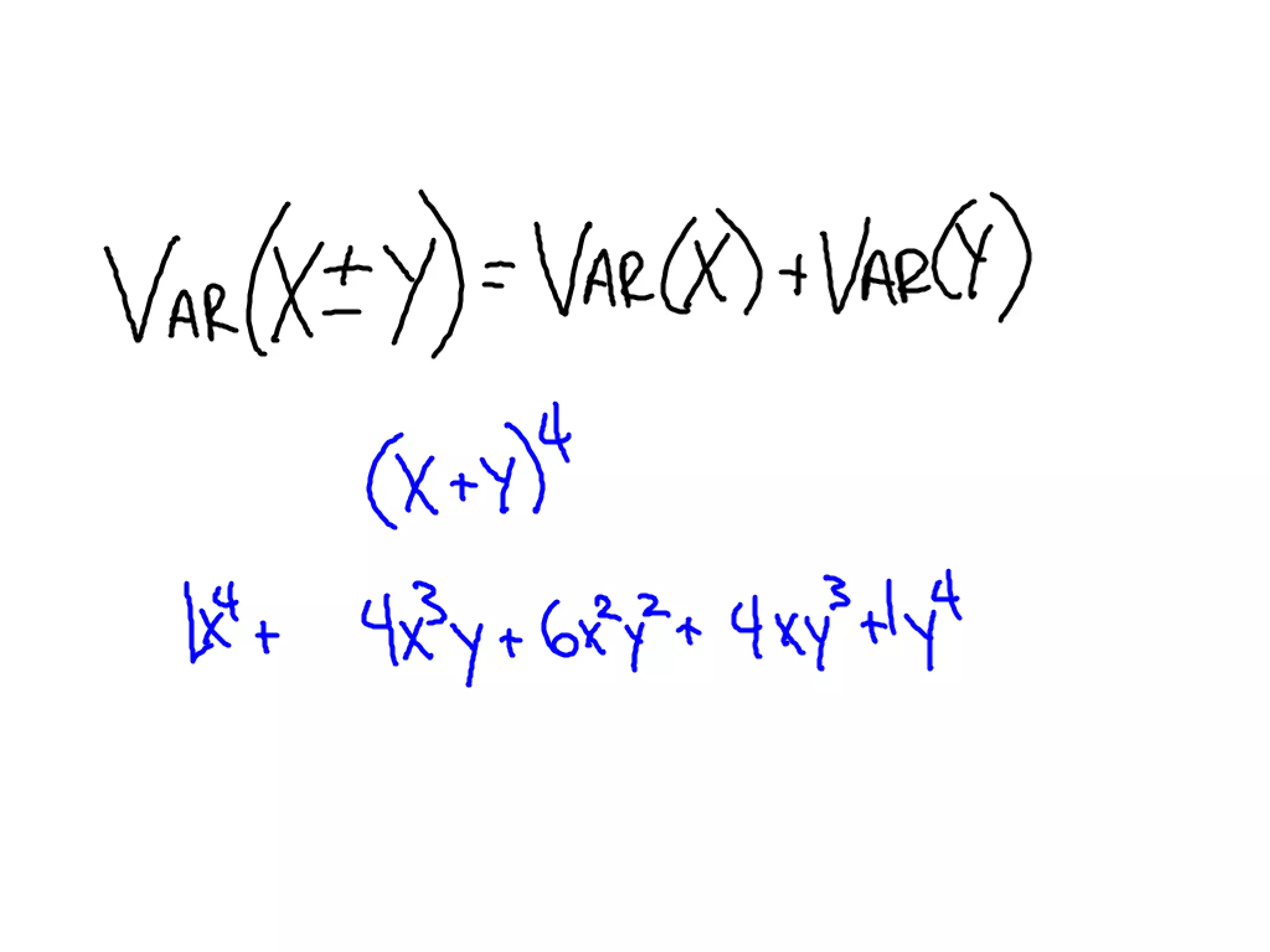 10-11 Expected Value & Variances Add