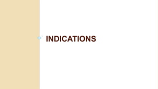 INDICATIONS
 
