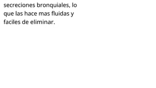 Broncodi expectorantes_definicion ejemplos de los medicamentos mas comunes | DOCX