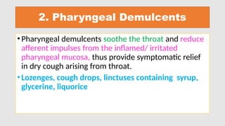 Pharmacology of Expectorants and Anti-Tussive.pptx