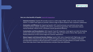 Expedia Travel API | Expedia API Integration | PPT