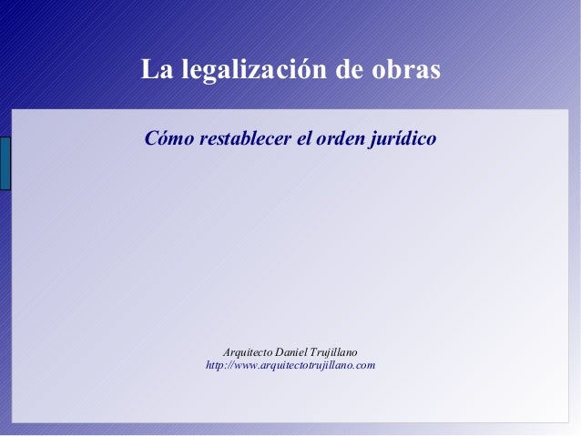 Expedientes de legalización