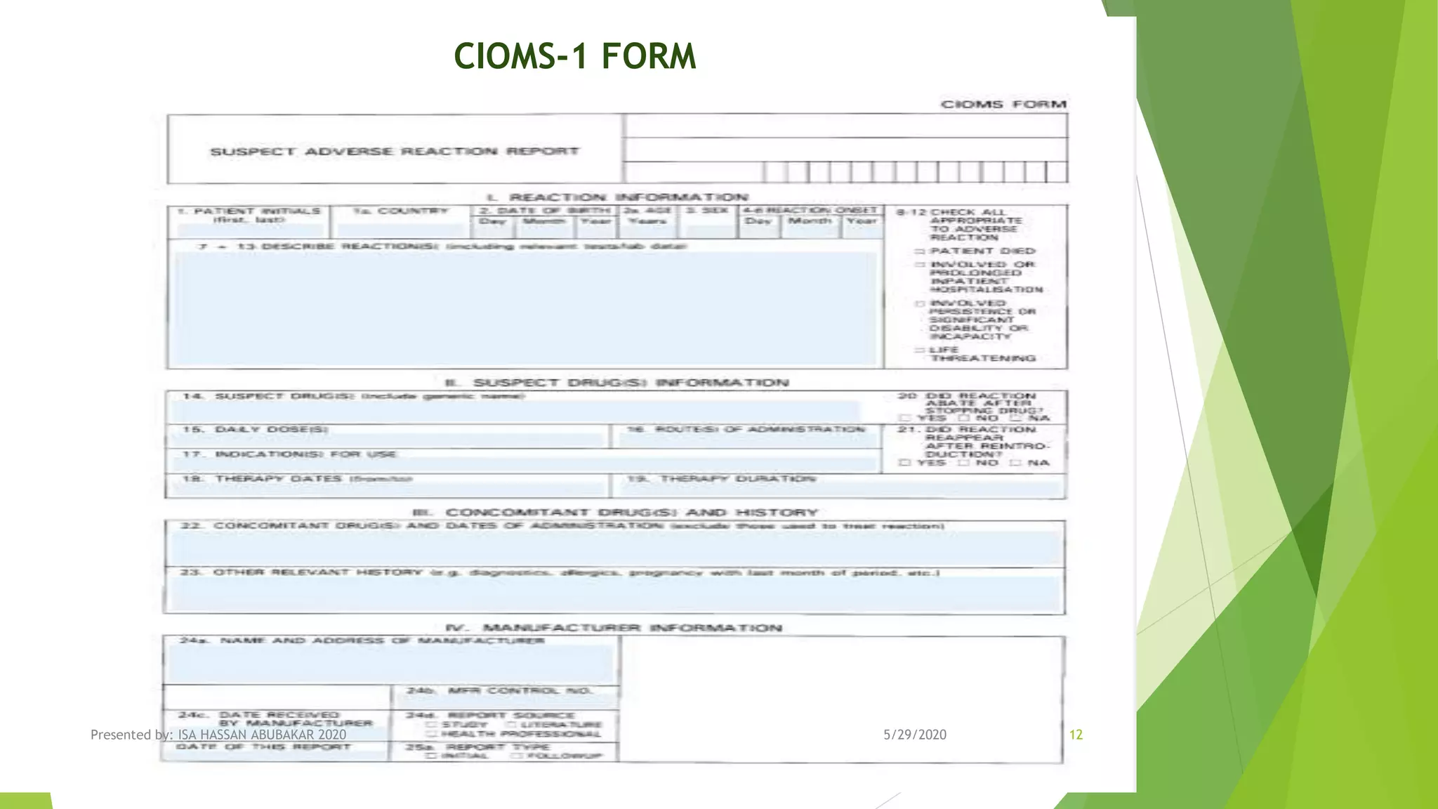 Expedited report criteria in pharmacovigilance by isa hassan abubakar ...