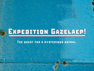 Expeditie Gazelaep '08