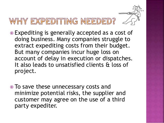 meaning of the word expedite