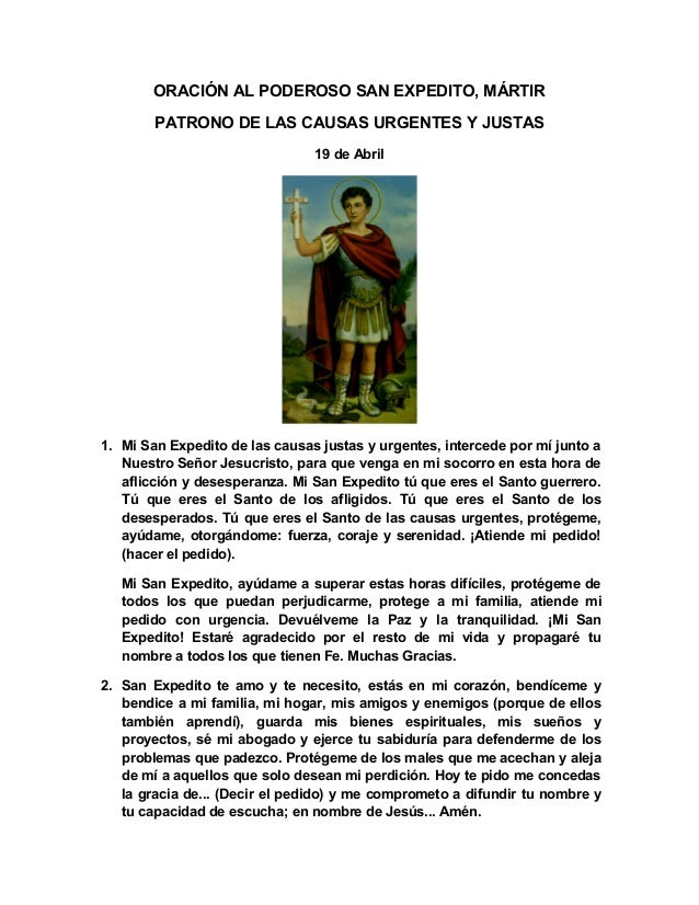 Expedito Triduo Oracion