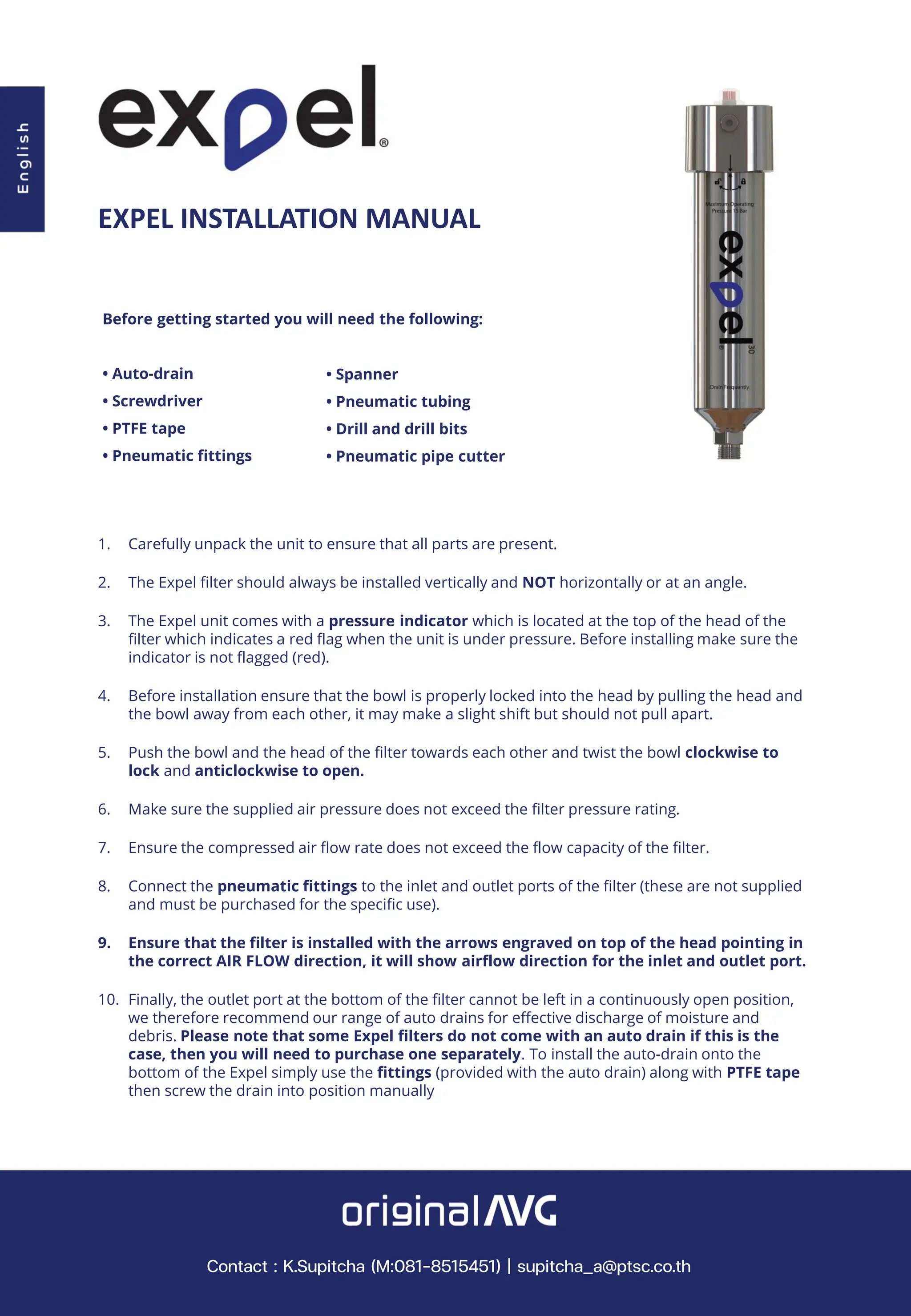 🔧 EXPEL Install Instructions – ติดตั้งง่ายใน 3 ขั้นตอน! 💨 | PDF