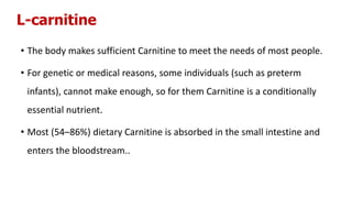 tipos de l carnitina L-Carnitin Brochure