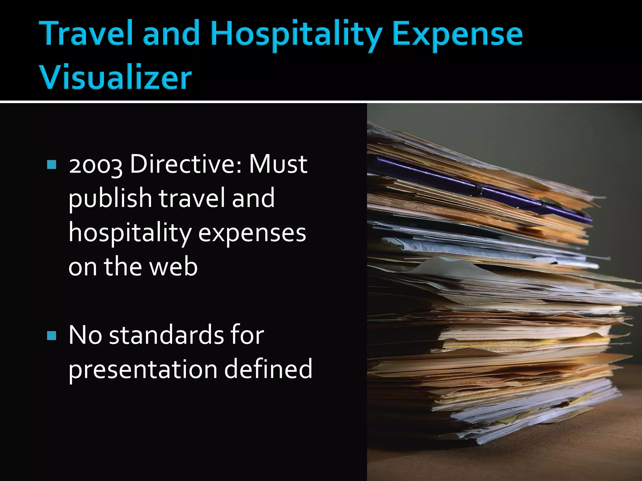 VisibleGovernment.ca Expense Visualizer Pilot - Montreal on Rails