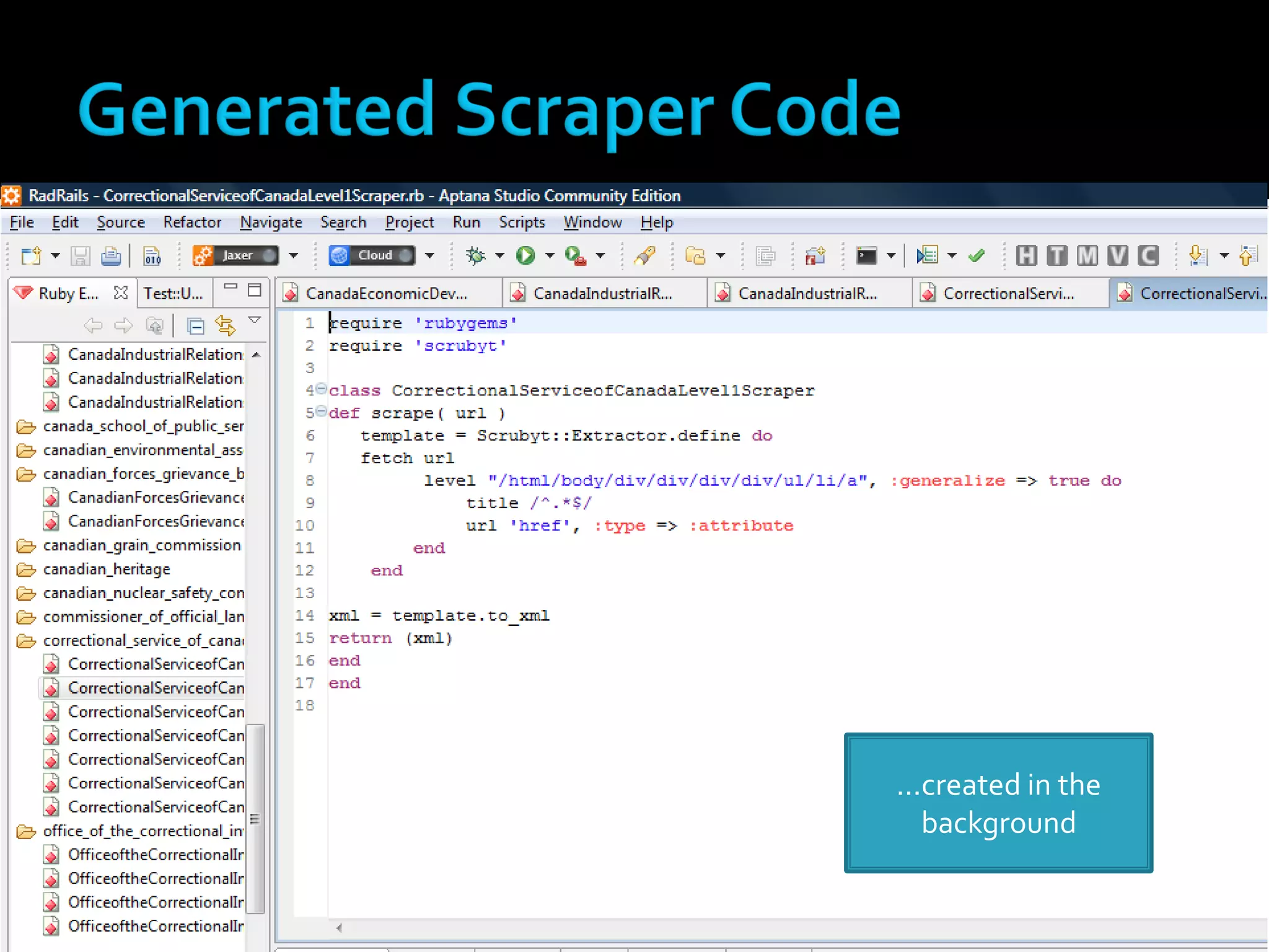 VisibleGovernment.ca Expense Visualizer Pilot - Montreal on Rails