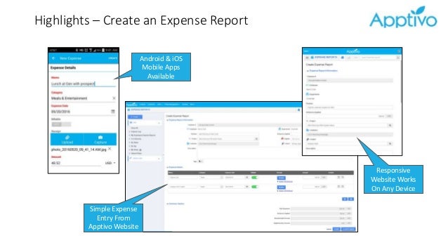 simple expense report