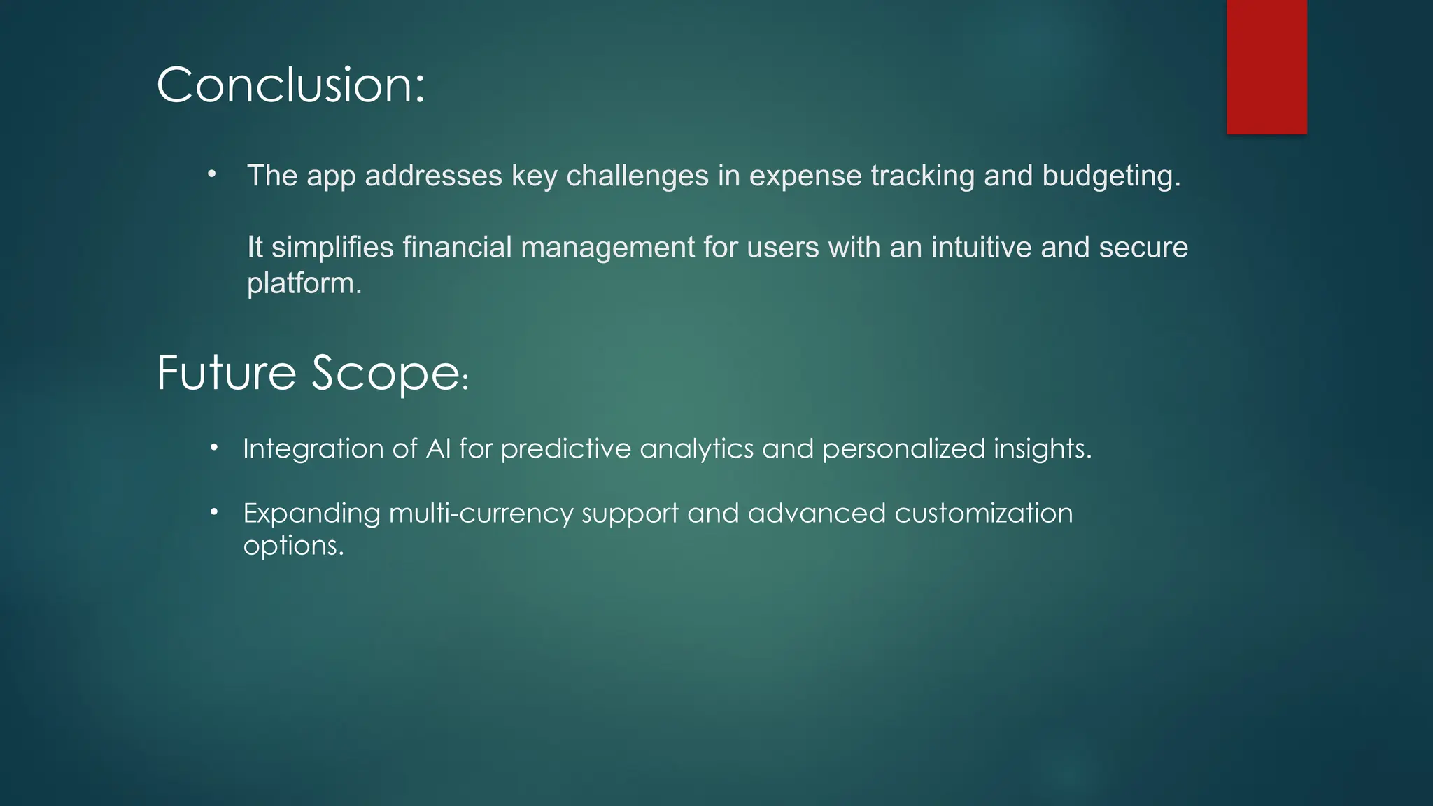 Expense Tracker AppIntroduction Background Problem statement Proposed ...