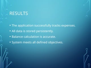 Expense Tracker Mobile Application Using Flutter and SQLite for Offline ...