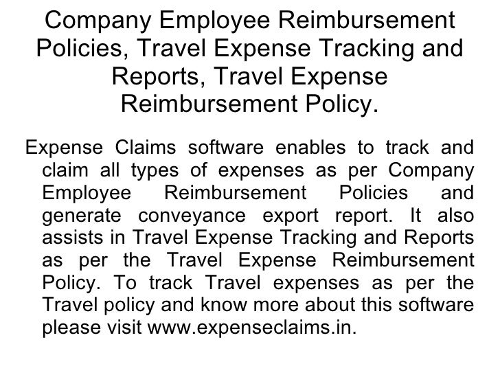 expense tracking policy and reports ppt