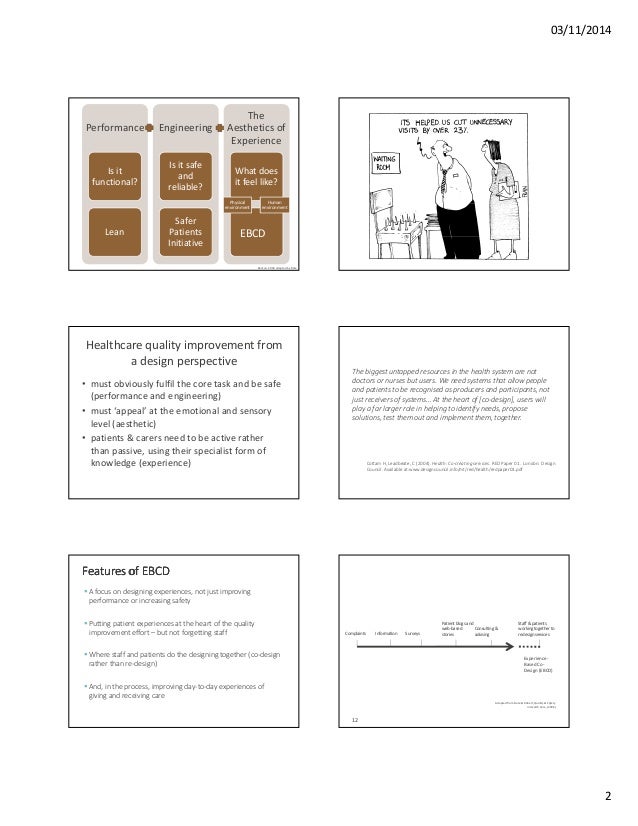 Engaging Service Users And Healthcare Staff In Quality