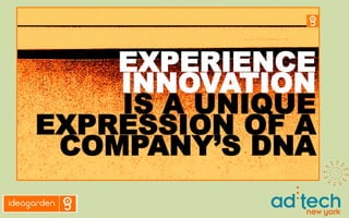 Experience Design - Ad:tech New York Oct 08