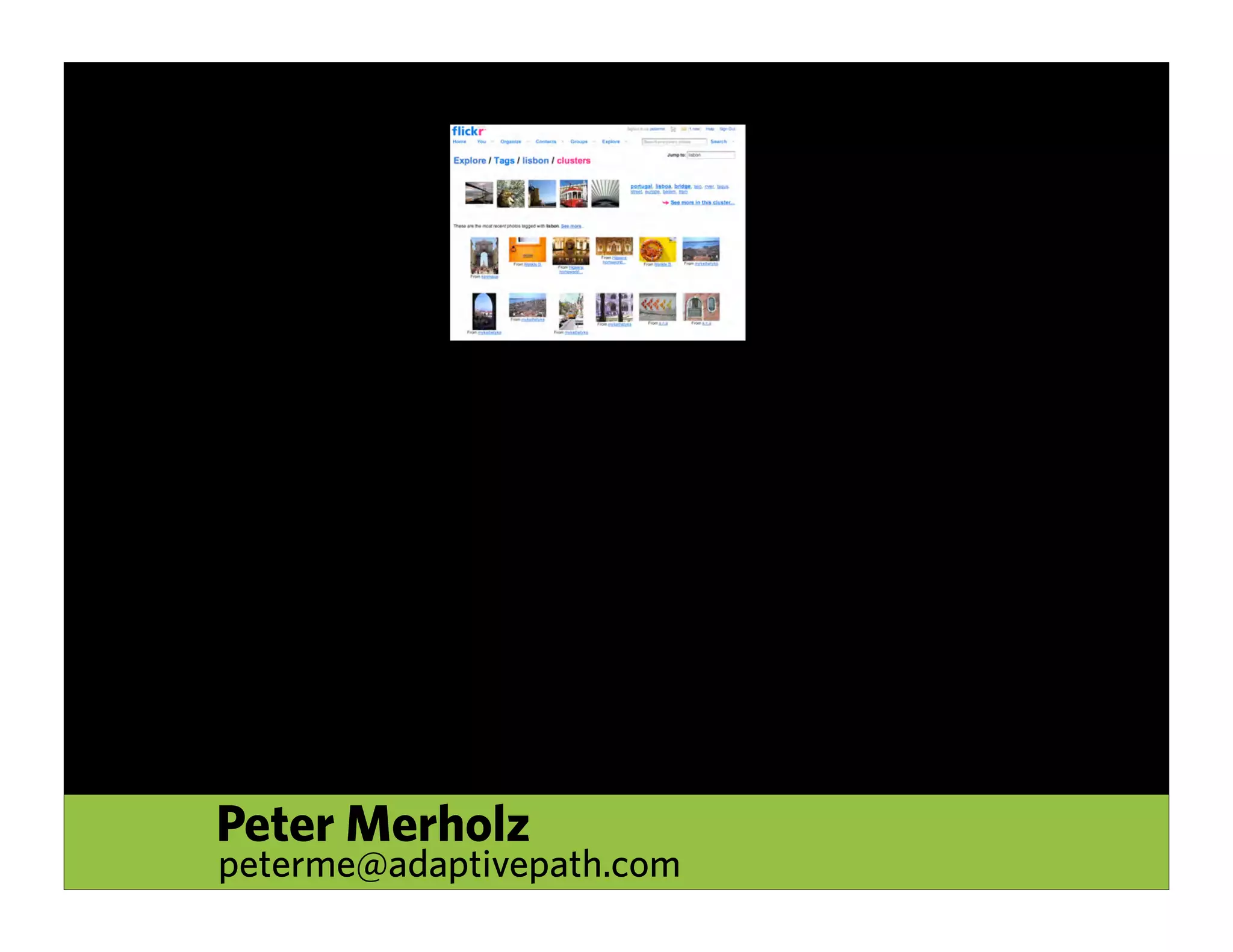 Experience Is The Product