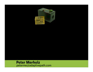 Experience Is The Product