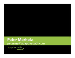 Experience Is The Product