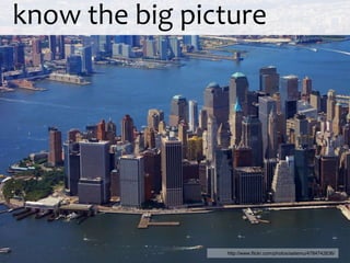 know the big picture




                http://www.flickr.com/photos/aatemu/4784742636/
 