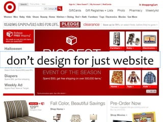 don’t design for just website 