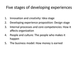 Experience economy | PDF