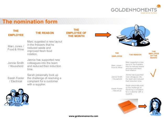 employee of the month forms