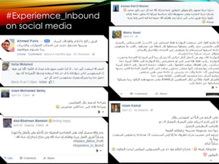 #Experiemce_Inbound
on social media
 