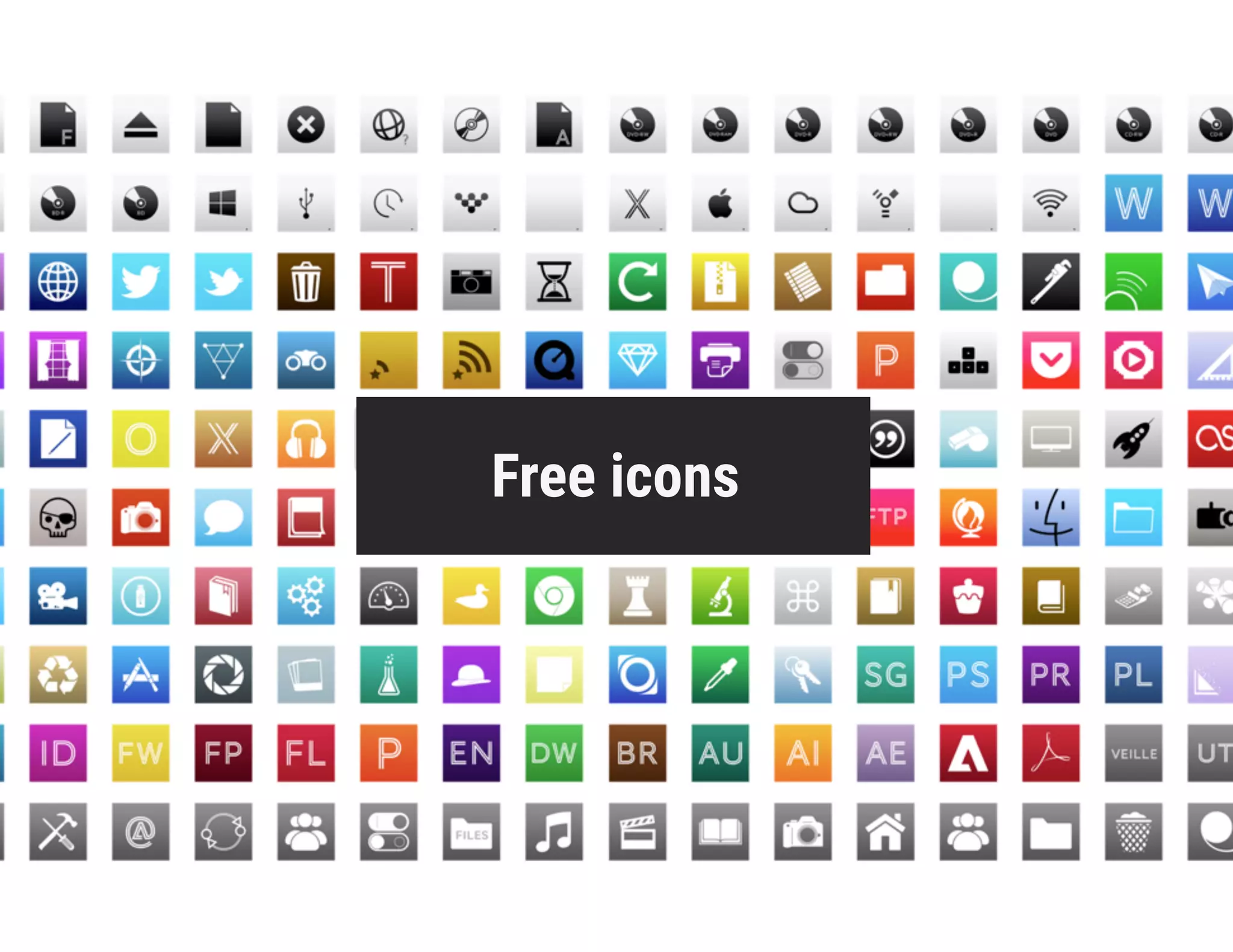 Free icons
 