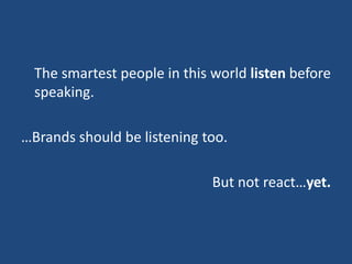 Creating Experiences - Brands, Social, and More