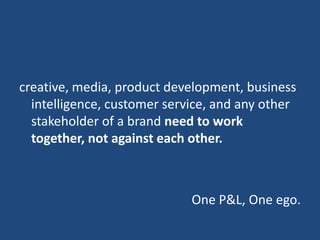 Creating Experiences - Brands, Social, and More