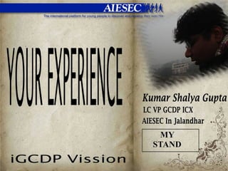 Experience saring & tracking