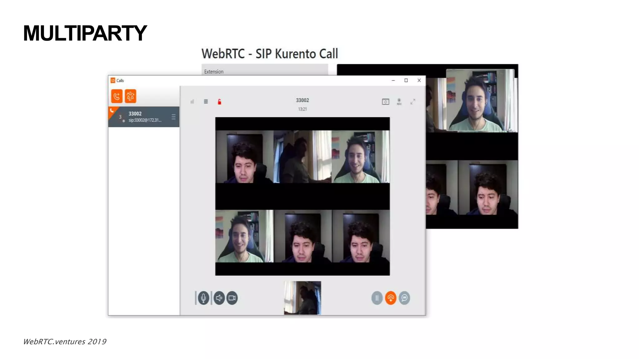 MULTIPARTY
17WebRTC.ventures 2019
 