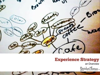 Experience Strategy
             an Overview
 