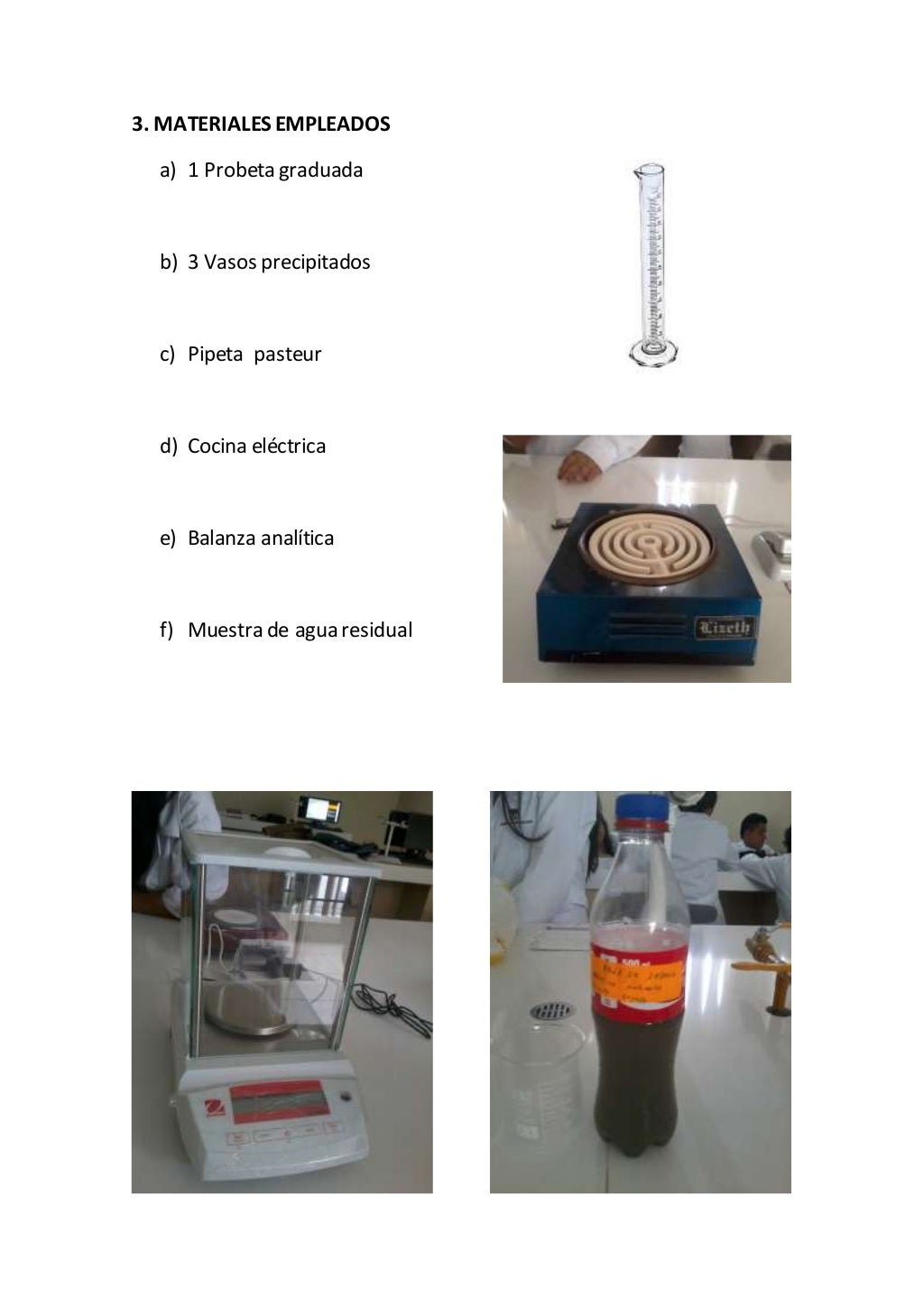 Determinación de sólidos en suspensión