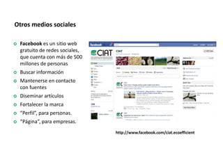 Experiencia del Centro Internacional de Agricultura Tropical (CIAT) en la comunicación pública de la ciencia a través de la web 2.0