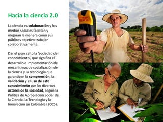 Experiencia del Centro Internacional de Agricultura Tropical (CIAT) en la comunicación pública de la ciencia a través de la web 2.0