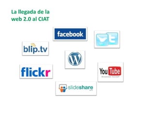 Experiencia del Centro Internacional de Agricultura Tropical (CIAT) en la comunicación pública de la ciencia a través de la web 2.0