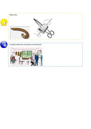 Materiales
Cuidadoambiental,innovaciónyactualización
 