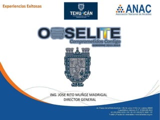 ING. JOSE RITO MUÑOZ MADRIGAL
        DIRECTOR GENERAL
 