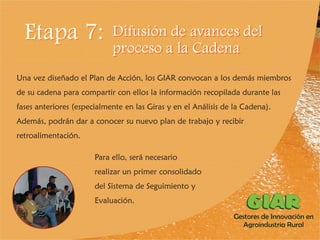 Experiencia Gestores de Innovación en Agroindustria Rural (GIAR) en el Cauca, Colombia